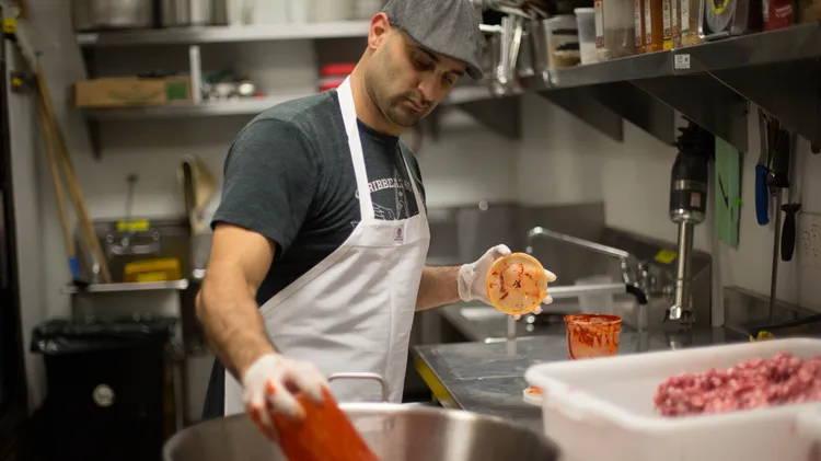 Headed to Summer Nights in San Pedro? Visit Humberto Raygoza aka the Chori-Man, a fourth generation chorizo maker